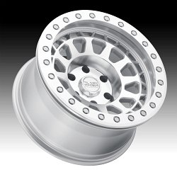 Black Rhino Primm Beadlock Machined Silver Custom Truck Wheels 2